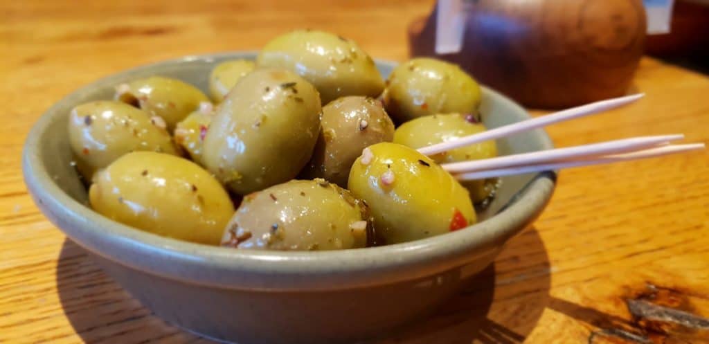 Nandos Portugese Restaurant Maidstone Kent, Olives