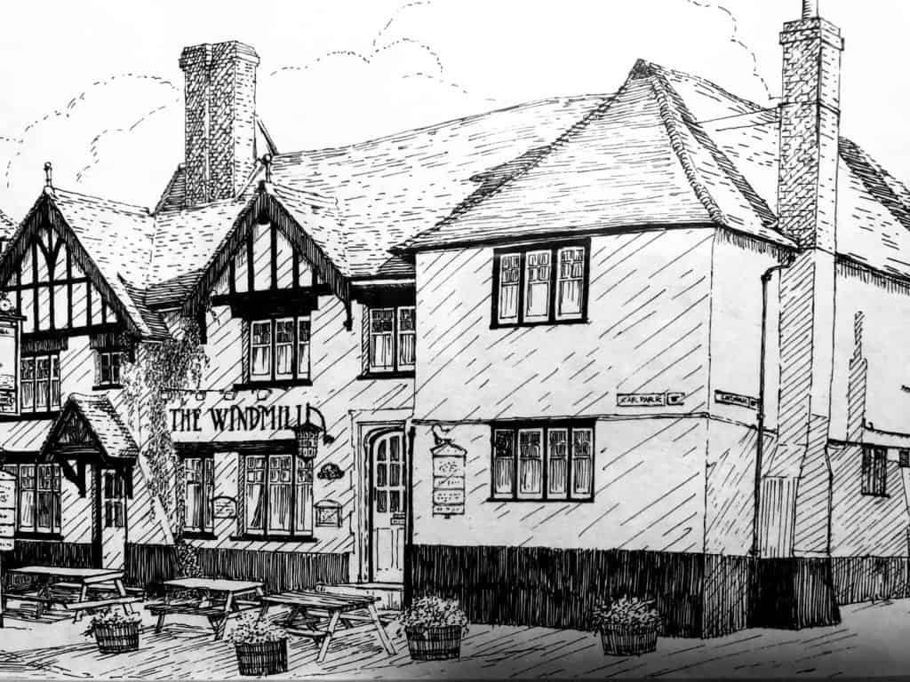 The Windmill, Pub and Restaurant, Hollingbourne, Maidstone, Kent