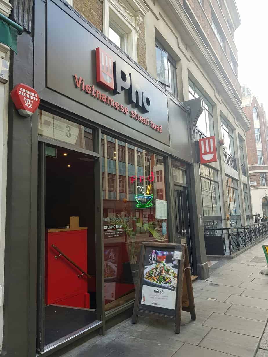 Pho Cafe, Vietnamese Street Food Restaurant, Fitzrovia, London